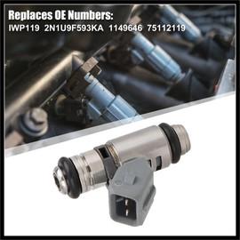Hihaha 2N1U9F593KA IWP119 Oil Petrol Fuel Injector for F-ord Ka Hatchback Durable Material
