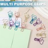 PATIKIL 30Pcs Paper Office Binder Clip, 1.2" Small Metal Wire