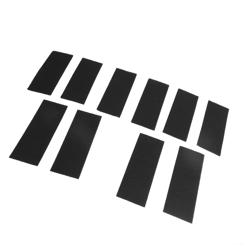 10Pcs Ceiling Fan Blade Filters Self Adhesive Rectangular Coconut Carbon