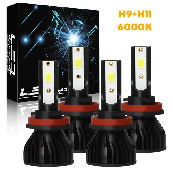 SHENKENUO For 2004-2015 Volvo VNL Semi Truck Combo LED Headlight
