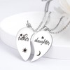 Yonhon Father Daughter Necklace Matching Set for 2
