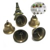 CORHAD 20pcs Bronze Bell Handmade Decorative Bells Ergonomic Handle for