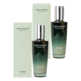 Ohui O HUI Women's Cosmetics Prime Advancer De-Aging Emulsion 130ml 2 Pieces Milk Emulsion Women's Lotion / 오휘 여성화장품 프라임 어드밴서 디에이징 에멀전 130ml 2개 밀크 에멀젼 여성 로션