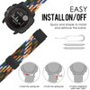 Strap for Garmin Instinct,22mm Soft Stretchy Nylon Precise Magnetic attraction