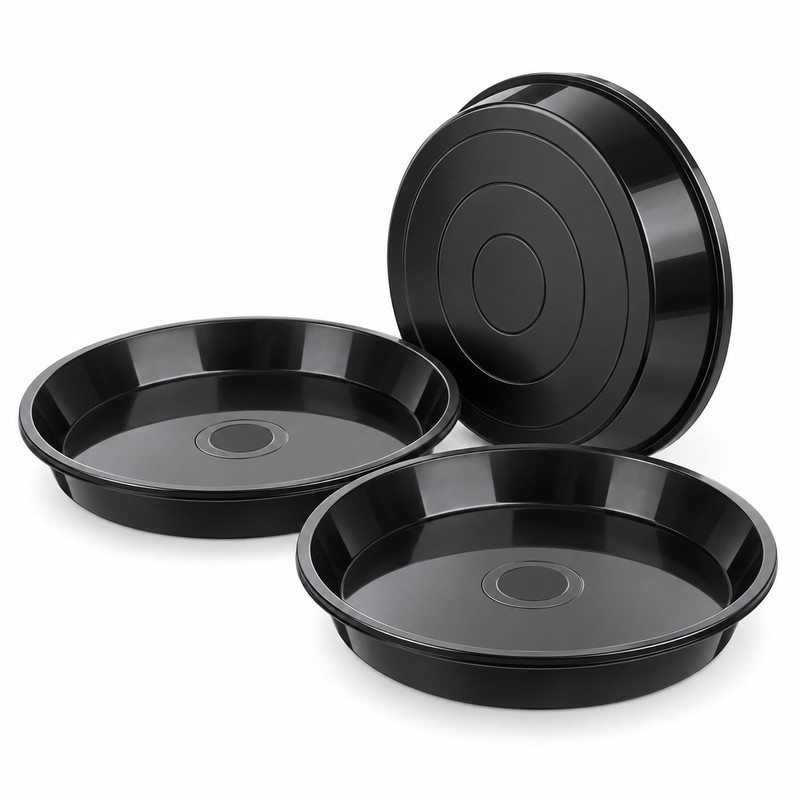 3 Pack Plastic Plant Saucers for Flower Pots – Durable