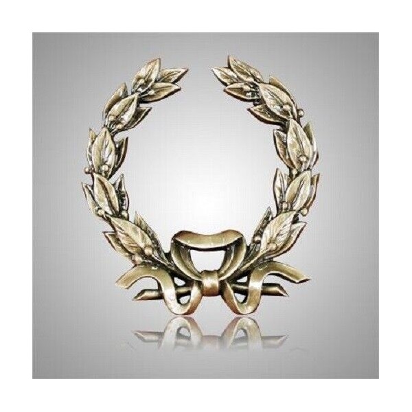Brass Peace Applique for Funeral Box/Cube Cremation Urn, Pewter Also