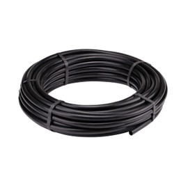 Raindrip 062010P 0.710-Inch Drip Irrigation Supply Tubing, 100-Foot, Irrigation Drippers, Drip Emitters, Drip Irrigation Parts, and Drip Systems, made with Polyethylene, Black