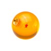 EZAUTO WRAP Orange 1 Star Universal Dragon Shifter Knob Ball