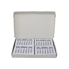 Bright Ideas 2025 Calendar Tabs Insert for Office Planning, School Crafts. Ideal for the Workplace or Classroom Calendar Tear Off – Each Page 1 Month – Pack of 50 mini- Calendar Tabs