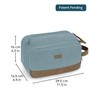 WANDF Toiletry Bag for Men Travel Toiletry Organizer Canvas and