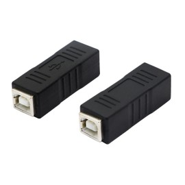 zdyCGTime USB B Print Adapter USB B Print Port Female to Female Converter (2 Packs)