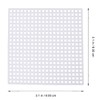 Tofficu 50 Pieces Mesh Plastic Canvas Sheets, Plastic Mesh Sheet