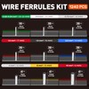 SOMELINE® Juego de herramientas de crimpado (AWG 24-8) Juego de