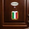 Italy Fringy Hanging Flag Double Sided Small Mini Italy Flag