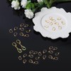 TMMATE 100pcs 18K Gold Filled Leverback Earring Hooks, Hypoallergenic French