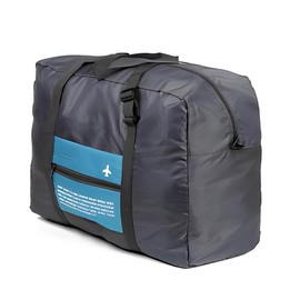 Getrays Foldable Lightweight Duffel Bag, Waterproof Travel Storage Luggage, Airline Carry Luggage, Portable Tote for Gym, Sports, Vacation, Picnic 32 Liter, BLUE