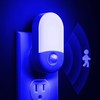 Blue Night Light Plug in, LOHAS Motion Sensor Blue LED