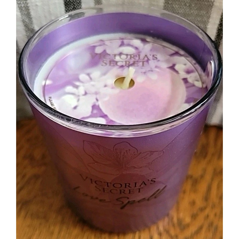 Victoria's Secret LOVE SPELL Single Wick Scented 9 oz Glass