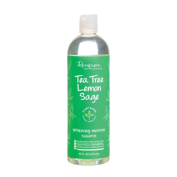Renpure Tea Tree & Lemon Sage Shampoo, 16 Fluid Ounce