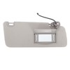 Silscvtt Passenger Side Sun Visor with Mirror and Light Gray
