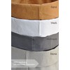 Large XXL Bread Basket/Sand/Modern/Vegan Leather as Fabric Alternative/Bread Bag/Bread Basket/Fruit