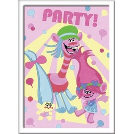 Ravensburger 280100 "Trolls Poppy/Cooper and Smidge Painting By Numbers Set