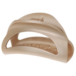 France Luxe Large Cutout Curve Claw Clip - Matte Sable