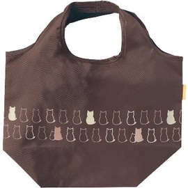 Hamamonyo Eco Tote Small Cat Cha, Braun