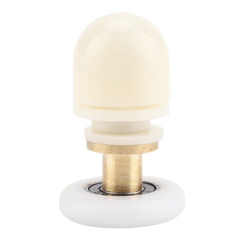 8pcs Brass ABS Sliding Glass Shower Door Rollers Runners Pulleys