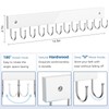 Belt Hanger Wall Mounted, Wooden Coat Rack Belt Organizer 2