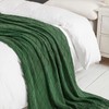 BOURINA Textured Solid Soft Sofa Throw Couch Cover Knitted Decorative