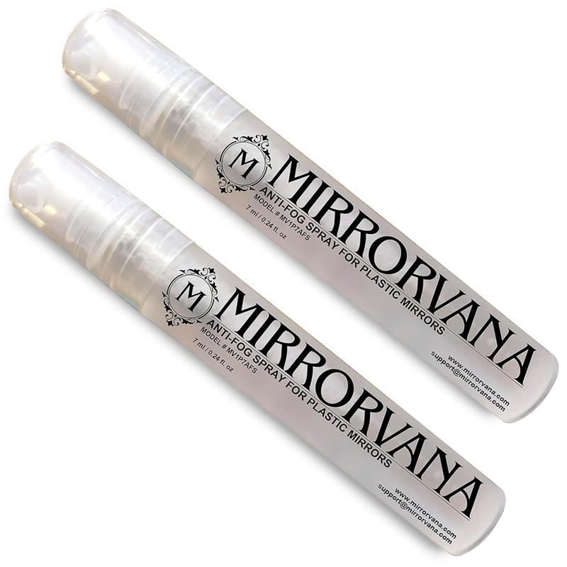 MIRRORVANA Anti Fog Spray for Shower Mirror (2 Bottles) -
