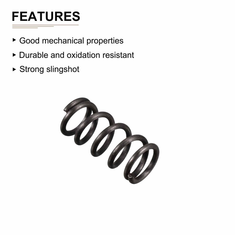 DTGN 1.2x9x20mm(DxODxL) Compression Spring - 20Pack - Good for Machinery