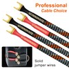 UCINNOVATE 4 Pieces 7.5 inches (19 cm) Speaker Jumper Cables