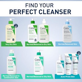 CeraVe Salicylic Acid Cleanser - 8 onzas  Renovación de lavado facial exfoliante con vitamina D para pieles ásperas y con baches  El embalaje puede...