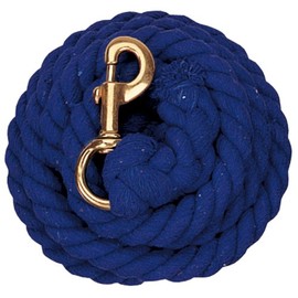 Weaver Leather Cotton Lead Rope, Blue , 10'