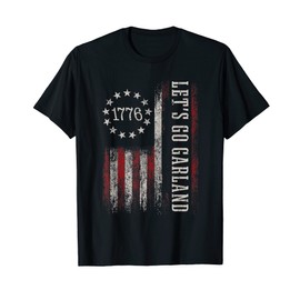 Let's Go Garland US Flag Politic Apparel Men Women Vintage T-Shirt
