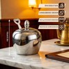 Sugar Bowl Stainless Steel Spice Pot with Lid and Spoon