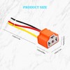 RGOAANC 2PCS Ceramic H4 9003 HB2 Wiring Harness Headlight Socket,