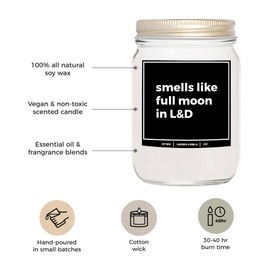 YouNique Designs Labor and Delivery Nurse Gifts 8oz Candle, Gifts for Labor and Delivery Nurses - Funny Ob Gifts, OBGYN Gifts, L&D Nurse Gifts - Mother & Baby Nurse Gift Ideas (Mahogany Teakwood)