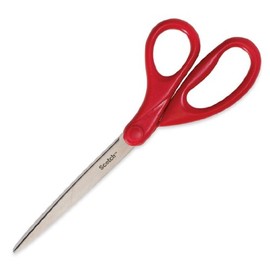 Scotch, 8" Household Scissors, Red - 1 ea, 2 Pack
