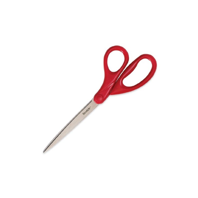 Scotch, 8" Household Scissors, Red - 1 ea, 2 Pack