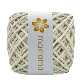 MAKRAMA Hilaza de Algodón 4mm Macramé 500g Colores (Crudo)
