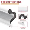 BISOTHAI 40 Feet Long Reach Door Weather Stripping Door Seal