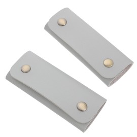 LIFKOME 2pcs Pu Leather Bag Handle Wrap Luggage Handle Cover for Handbags Suitcases Comfortable and Elastic Sleeve for Daily Use Stylish Bag Accessories