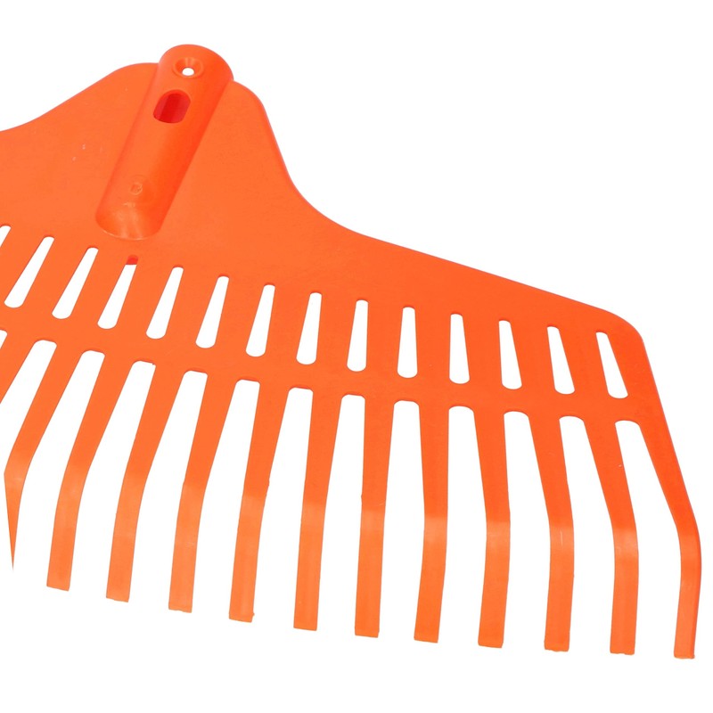 KOTARBAU® Fan broom, 23 teeth made of plastic with aluminium