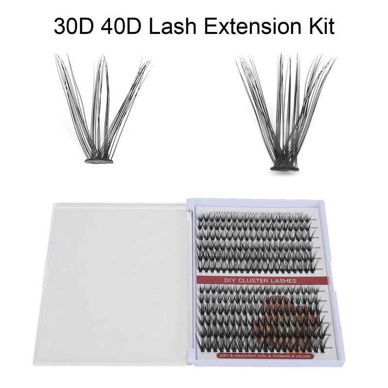 240 Clusters 30D 40D 10‑16mm False Eyelashes Soft ​Dense Hair