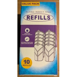 Unbranded Flying Insect TPAR Trap Refills Value Pack 10 Count For House Flies Fruit Flies