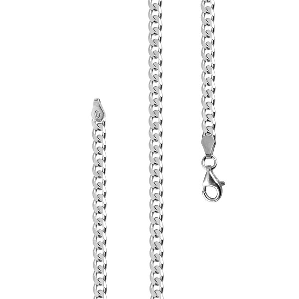 Lijoh LJ1042 Men's Curb Chain Gold-Plated 925 Sterling Silver (4.2