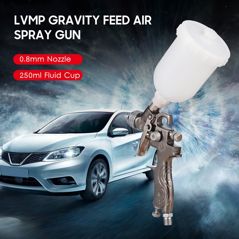 LVMP Feed Air Spray Gun Mini Paint Spraying Gun Kit